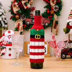 2-Piece Cable-Knit Wine Bottle Covers - Cute Little Wish