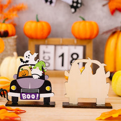 3-Piece Halloween Element Car-Shape Ornaments - Cute Little Wish