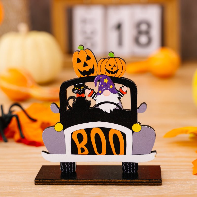 3-Piece Halloween Element Car-Shape Ornaments - Cute Little Wish