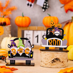 3-Piece Halloween Element Car-Shape Ornaments - Cute Little Wish