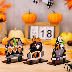 3-Piece Halloween Element Car-Shape Ornaments - Cute Little Wish