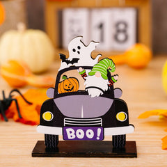 3-Piece Halloween Element Car-Shape Ornaments - Cute Little Wish