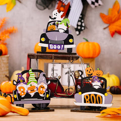 3-Piece Halloween Element Car-Shape Ornaments - Cute Little Wish