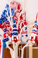 4-Piece Independence Day Knit Hanging Gnomes - Cute Little Wish