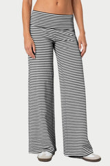 Striped Wide Leg Pants