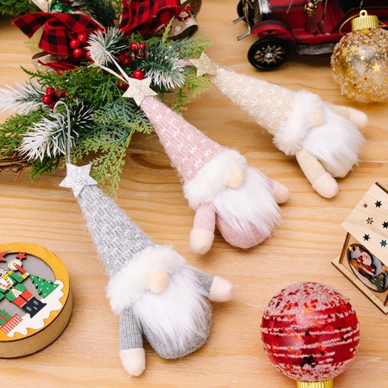 Assorted 2-Piece Faceless Gnome Hanging Widgets - Cute Little Wish