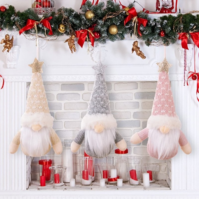 Assorted 2-Piece Faceless Gnome Hanging Widgets - Cute Little Wish