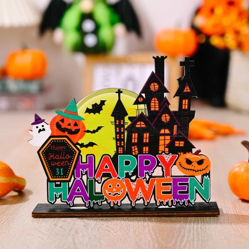 Assorted 2-Piece Halloween Element Ornaments - Cute Little Wish