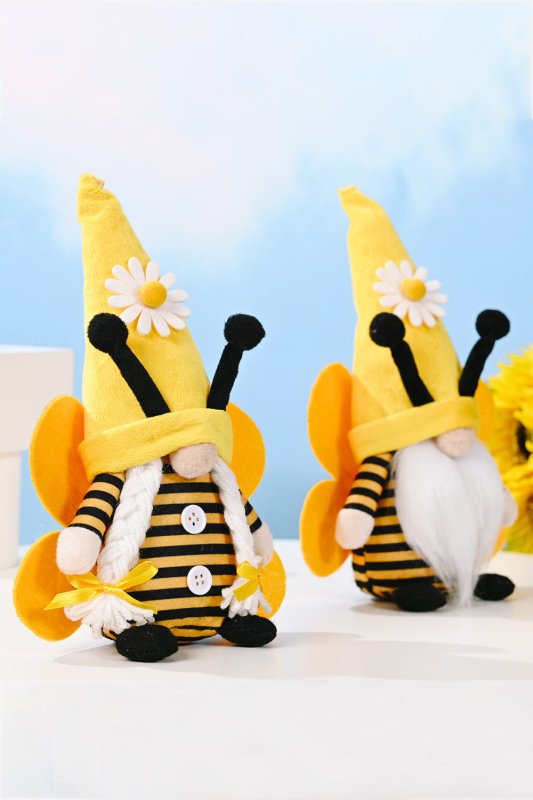 Bee Faceless Short Leg Gnome - Cute Little Wish