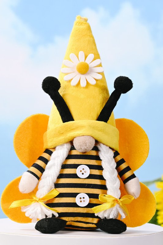 Bee Faceless Short Leg Gnome - Cute Little Wish