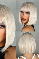 Blond Bob Synthetic Wig - Sleek, Stylish, and Stunning - Cute Little Wish