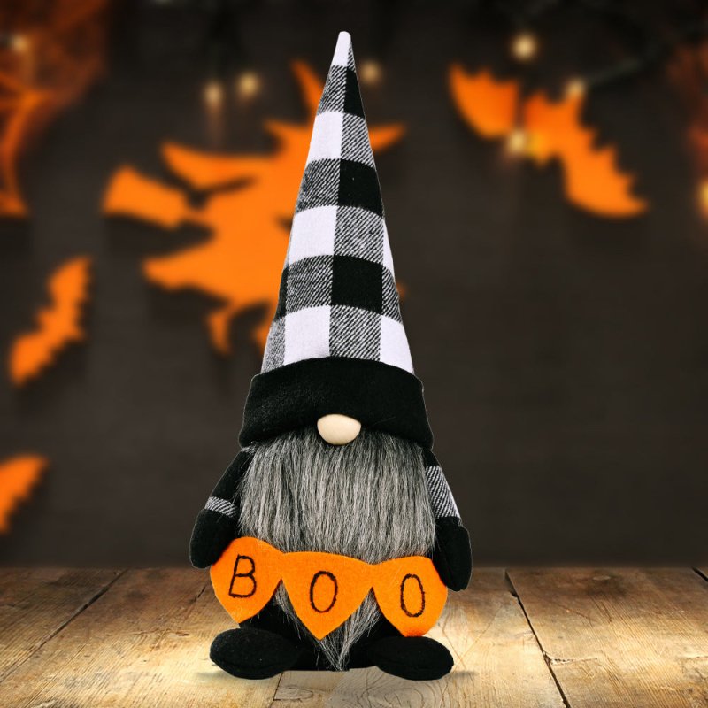 BOO Pointed Hat Faceless Gnome - Cute Little Wish