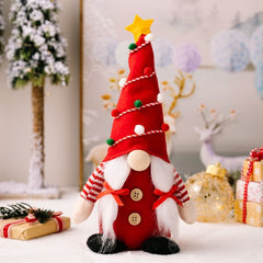 Christmas Pointed Hat Faceless Doll Ornament - Cute Little Wish