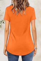 Crisscross Short Sleeve T-Shirt - Cute Little Wish