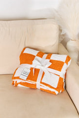 Cuddley Checkered Decorative Throw Blanket - Cute Little Wish