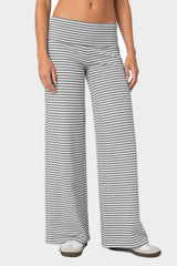 Striped Wide Leg Pants