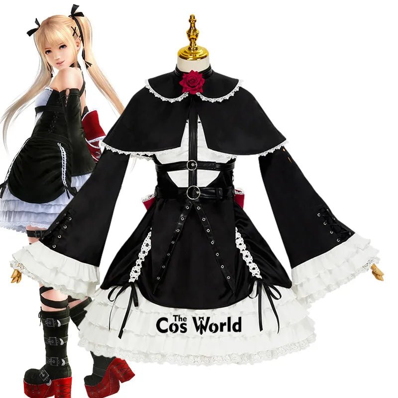 Dead or Alive Marie Rose Dress Uniform Cosplay Costume - Cute Little Wish