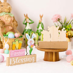 Easter Element Wooden Ornament - Cute Little Wish