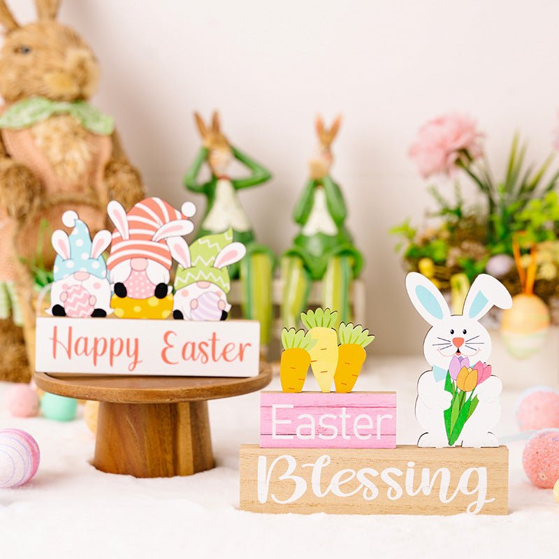 Easter Element Wooden Ornament - Cute Little Wish