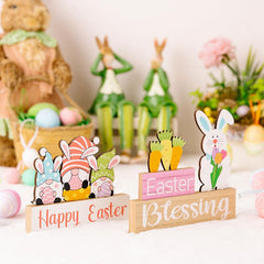 Easter Element Wooden Ornament - Cute Little Wish