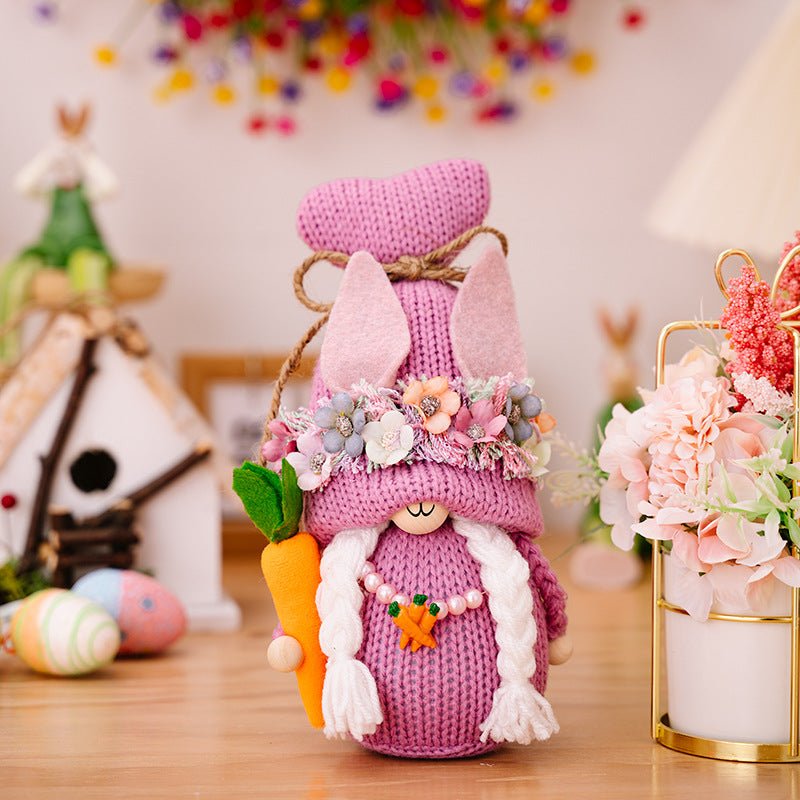 Easter Knit Faceless Doll - Cute Little Wish