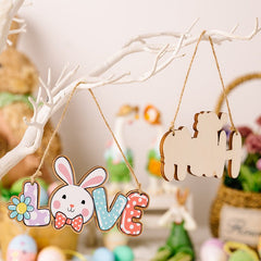 Easter Letter Wooden Hanging Widget - Cute Little Wish