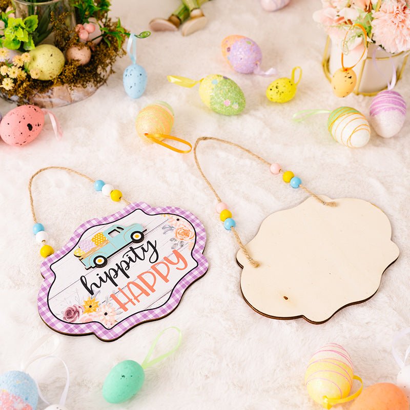 Easter Wooden Bead Hanging Widget - Cute Little Wish