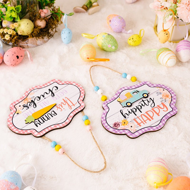 Easter Wooden Bead Hanging Widget - Cute Little Wish