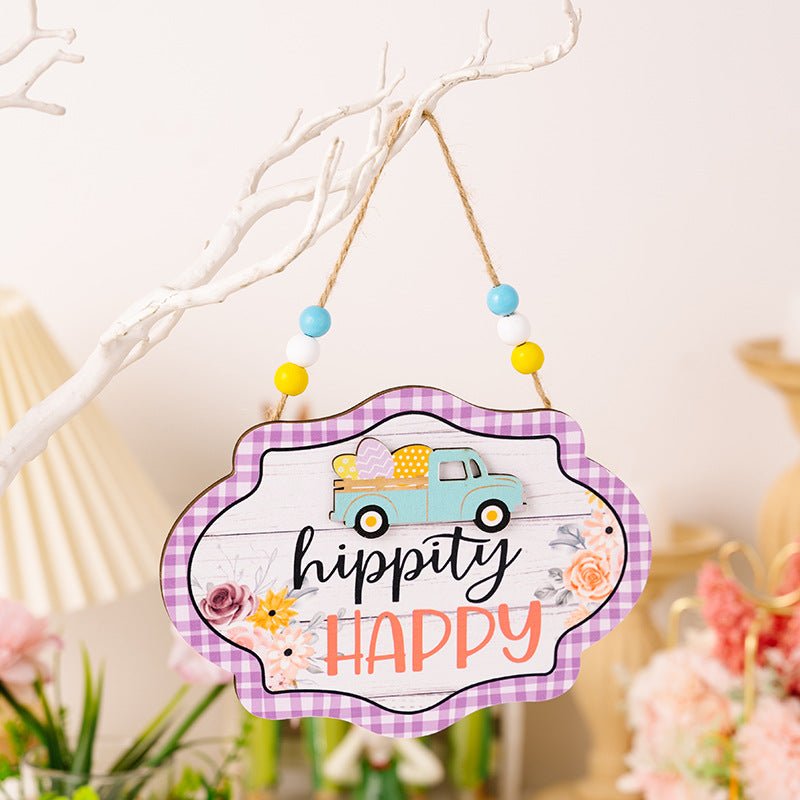 Easter Wooden Bead Hanging Widget - Cute Little Wish