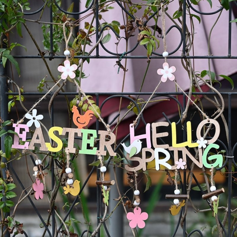 Easter Wooden Hanging Widget - Cute Little Wish