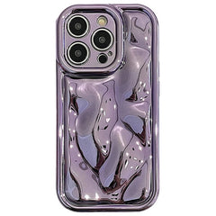 Futuristic Molten Silver Mirror iPhone Case - Cute Little Wish