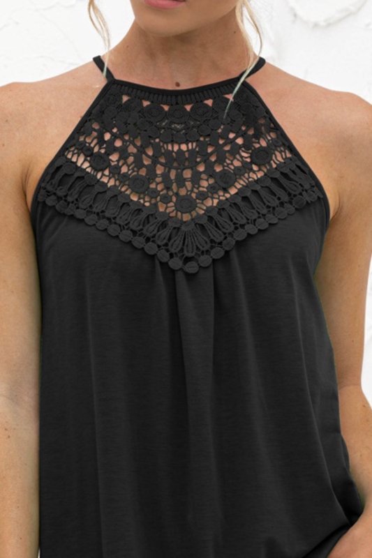 Halter Crochet Tank Top - Cute Little Wish