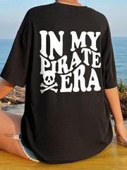 IN MY PIRATE ERA Round Neck T-Shirt - Cute Little Wish