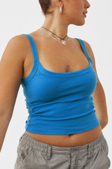 In Your Dreams Ribbed Cropped Cami - Cute Little Wish