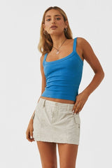 In Your Dreams Ribbed Cropped Cami - Cute Little Wish