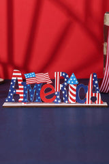 Independence Day Wood Decorative Ornament - Cute Little Wish