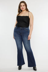 Kancan Full Size Mid Rise Slim Flare Jeans - Cute Little Wish