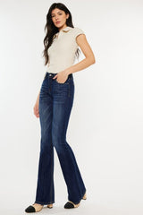 Kancan Full Size Mid Rise Slim Flare Jeans - Cute Little Wish