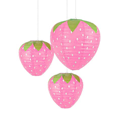 Kawaii Pink Strawberry Party Decoration Lantern - Cute Little Wish