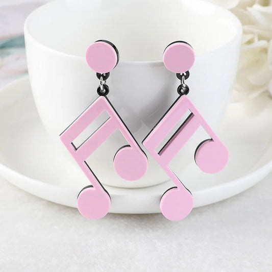 Music Teacher Pink Earrings - Cute Little Wish