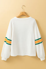 Number 76 Round Neck Long Sleeve Top