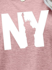 NY the Statue of Liberty Graphic Tee - Cute Little Wish