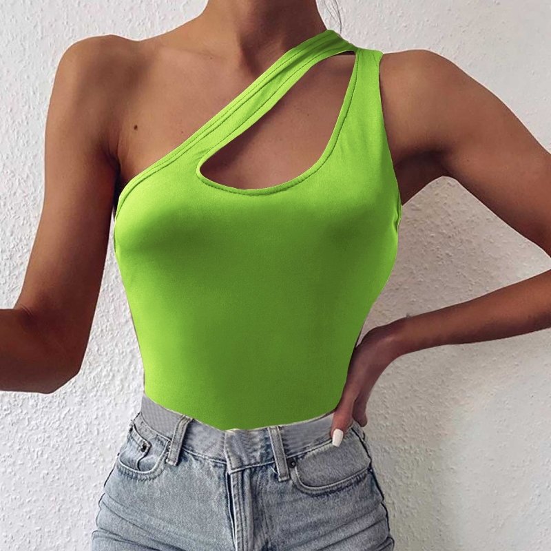 One Shoulder Cutout Cami - Cute Little Wish