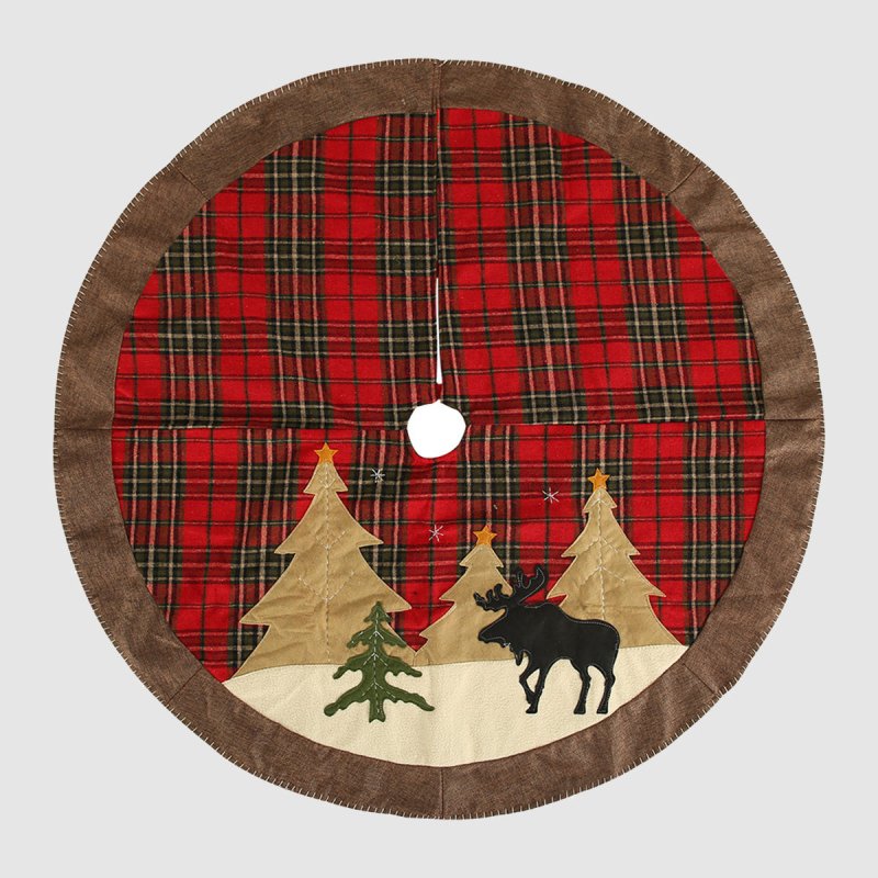 Plaid Christmas Tree Skirt - Cute Little Wish