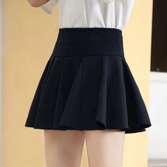 Preppy Style High Waist Mini Skirt - Cute Little Wish