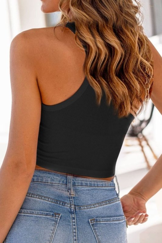 Quarter Snap Wide Strap Tank - Cute Little Wish