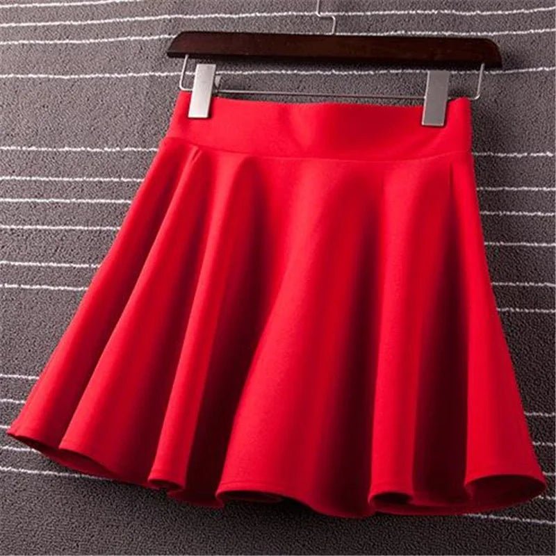 Radiant Red A-Line Skirt - Cute Little Wish