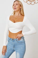 Ribbed Long Sleeve T-Shirt - Cute Little Wish