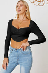 Ribbed Long Sleeve T-Shirt - Cute Little Wish