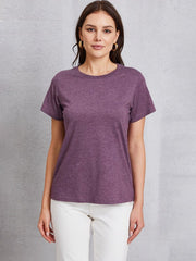 Round Neck Short Sleeve T-Shirt - Cute Little Wish